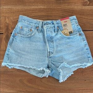 Levi's 501 High Rise Jean Shorts